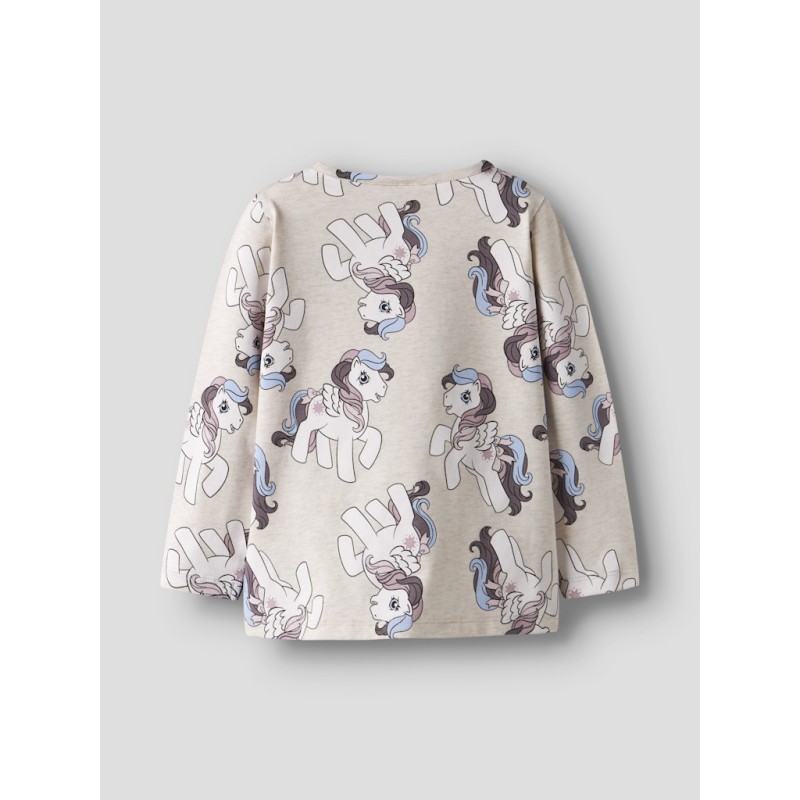 NAME IT MINI Omba L/S Bluse - Peyote Melange