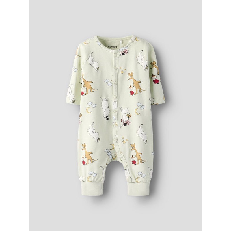 NAME IT BABY Selper Moomin L/S Natdragt - Pale Aqua