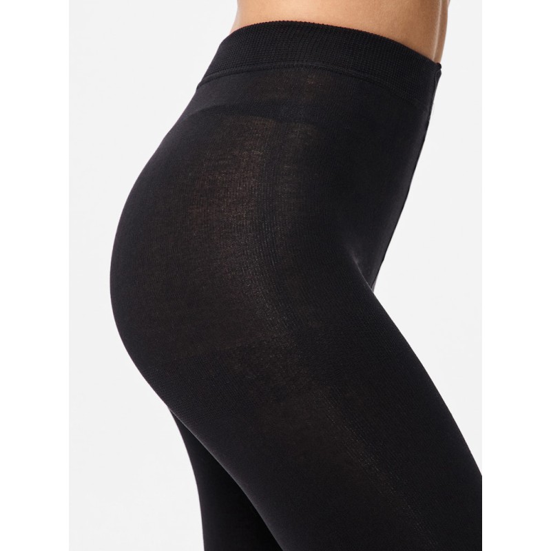 PIECES Kaya Fleece Strømpebukser - Sort