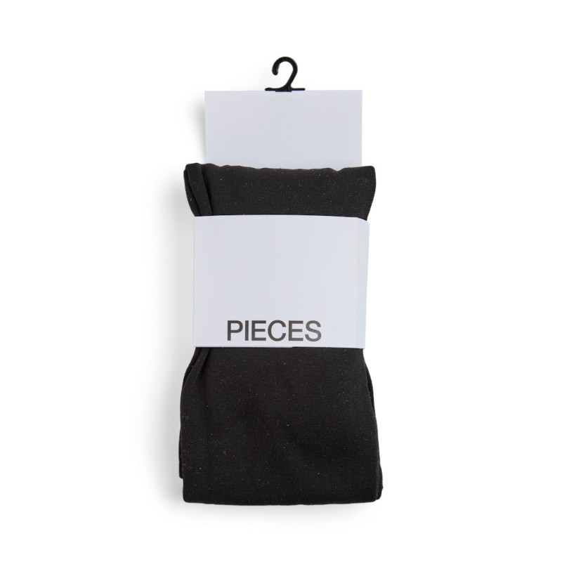 PIECES Kaya Fleece Strømpebukser - Sort