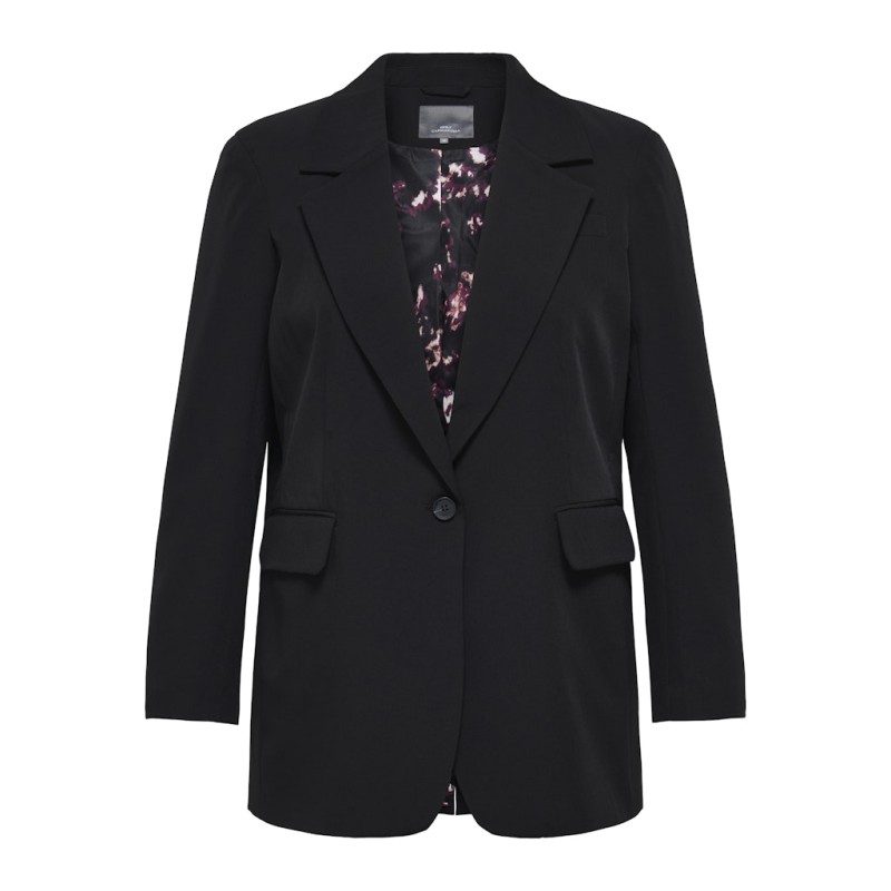 ONLY CARMAKOMA Lana-Berry Blazer - Sort / Winetasting