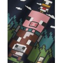 NAME IT MINI Nell Minecraft Sweatshirt - Navy Blazer