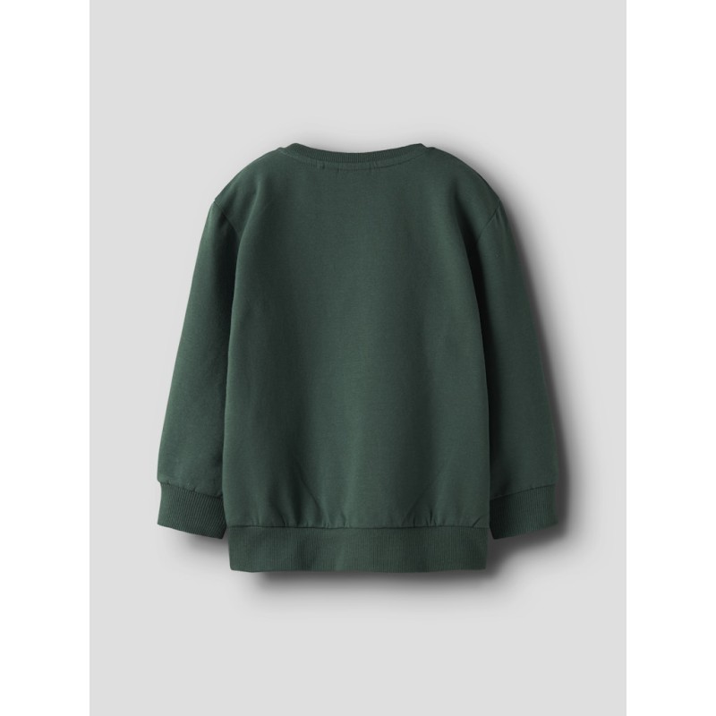 NAME IT MINI Nell Minecraft Sweatshirt - Bistro Green