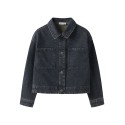 NAME IT KIDS Rhea Denim Jakke 2424 - Dark Midnight Denim