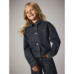 NAME IT KIDS Rhea Denim Jakke 2424 - Dark Midnight Denim