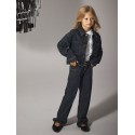 NAME IT KIDS Rhea Denim Jakke 2424 - Dark Midnight Denim