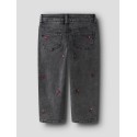 NAME IT MINI Bella Mom Jeans 1224 - Medium Grey Denim / Flower