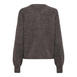 JDY Lumi L/S Strik Cardigan - Bracken / Melange