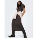 JDY Urba S/S Satin Kjole - Chocolate Torte