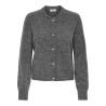 JDY Lumi L/S Strik Cardigan - Dark Grey Melange