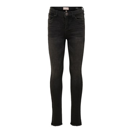 KIDS ONLY Blush Skinny Raw Jeans - Sort Denim