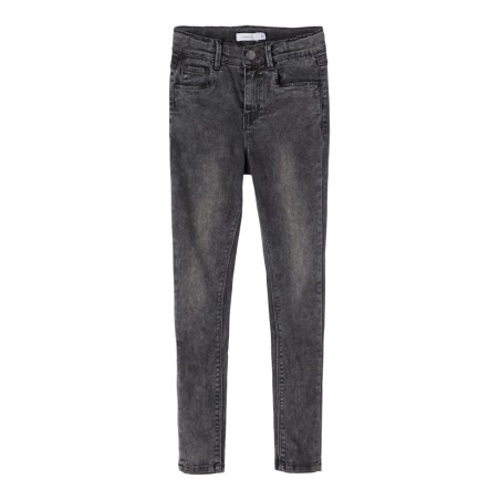 NAME IT Kids Polly Denim Toras HW Jeans - Dark Grey Denim