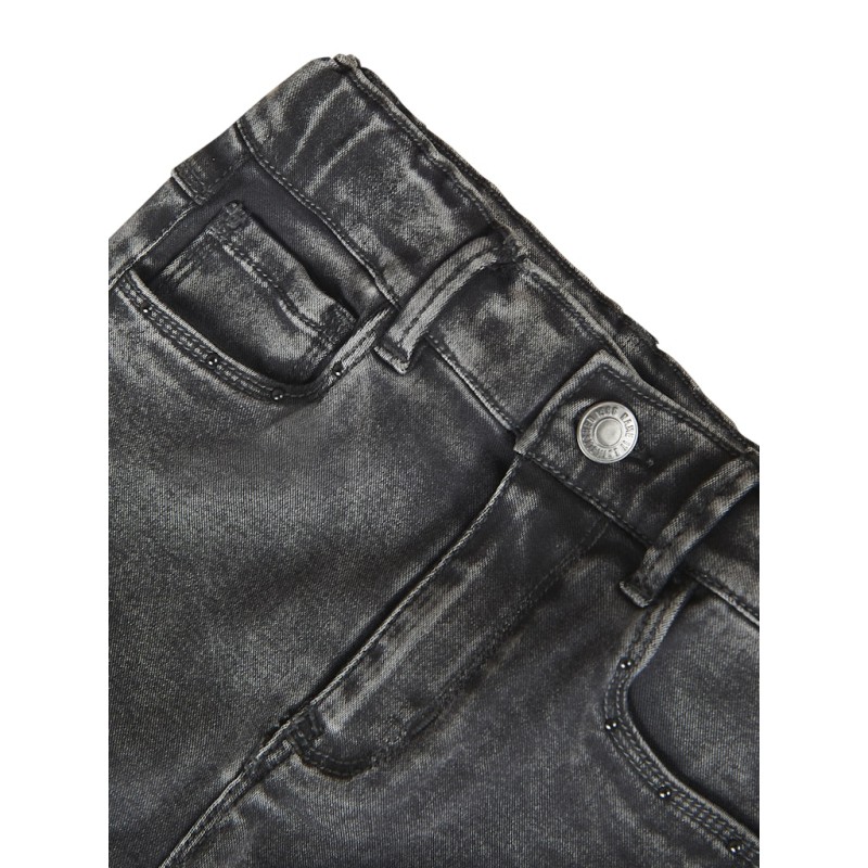 NAME IT Kids Polly Denim Toras HW Jeans - Dark Grey Denim