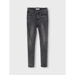 NAME IT Kids Polly Denim Toras HW Jeans - Dark Grey Denim