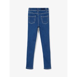NAME IT Kids Polly Denim Tindy HW Jeans - Medium Blue Denim
