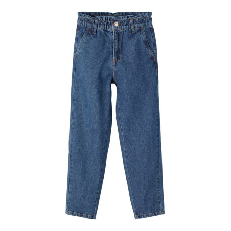 NAME IT Kids Rose Denim Tango HW Shaped Jeans - Dark Blue Denim