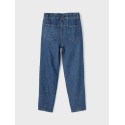 NAME IT Kids Rose Denim Tango HW Shaped Jeans - Dark Blue Denim
