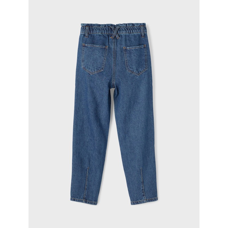 NAME IT Kids Rose Denim Tango HW Shaped Jeans - Dark Blue Denim