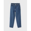 NAME IT Kids Rose Denim Tango HW Shaped Jeans - Dark Blue Denim