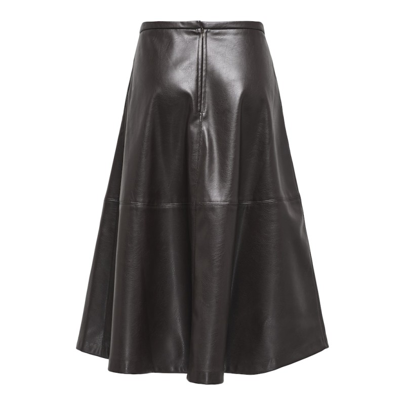 ONLY Gulv Imiteret Læder Nederdel - Mole