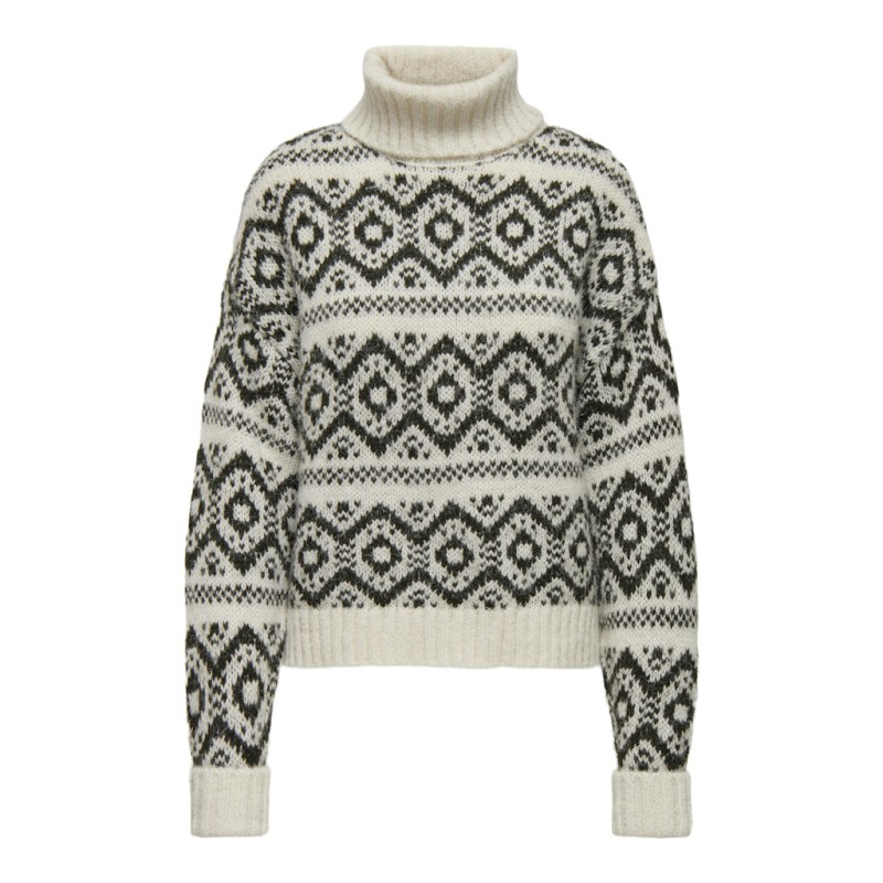 ONLY Carin L/S Strik Sweater - Birch
