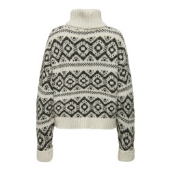 ONLY Carin L/S Strik Sweater - Birch
