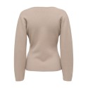 ONLY Viola L/S Strik Pullover - Mocha Meringue