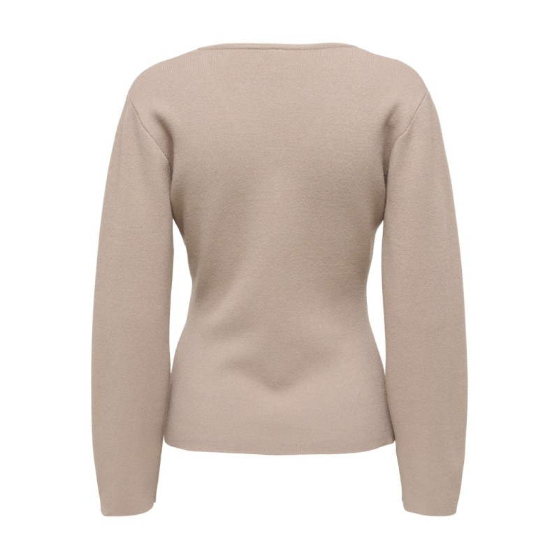 ONLY Viola L/S Strik Pullover - Mocha Meringue