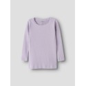 NAME IT MINI Kab Bluse - Lavender Gray