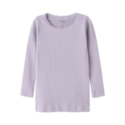 NAME IT MINI Kab Bluse - Lavender Gray