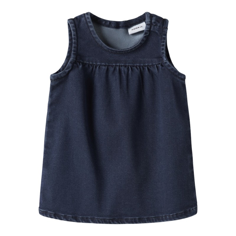 NAME IT BABY Tilly Denim Kjole 4006 - Dark Blue Denim