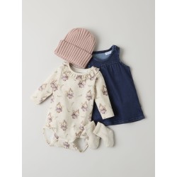 NAME IT BABY Tilly Denim Kjole 4006 - Dark Blue Denim