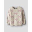 NAME IT MINI Rekka L/S Strik Sweater - Peyote Melange