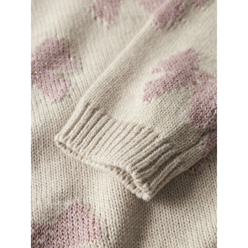 NAME IT MINI Rekka L/S Strik Sweater - Peyote Melange