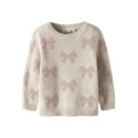NAME IT MINI Rekka L/S Strik Sweater - Peyote Melange