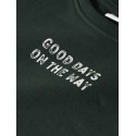 NAME IT MINI Slade L/S Sweatshirt - Pine Grove