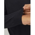 JACK & JONES Plus Basic Strik Sweater - Sort