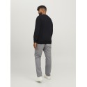 JACK & JONES Plus Basic Strik Sweater - Sort