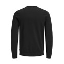 JACK & JONES Plus Basic Strik Sweater - Sort