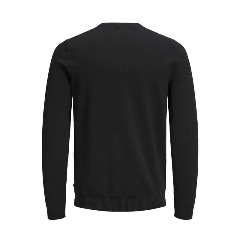 JACK & JONES Plus Basic Strik Sweater - Sort