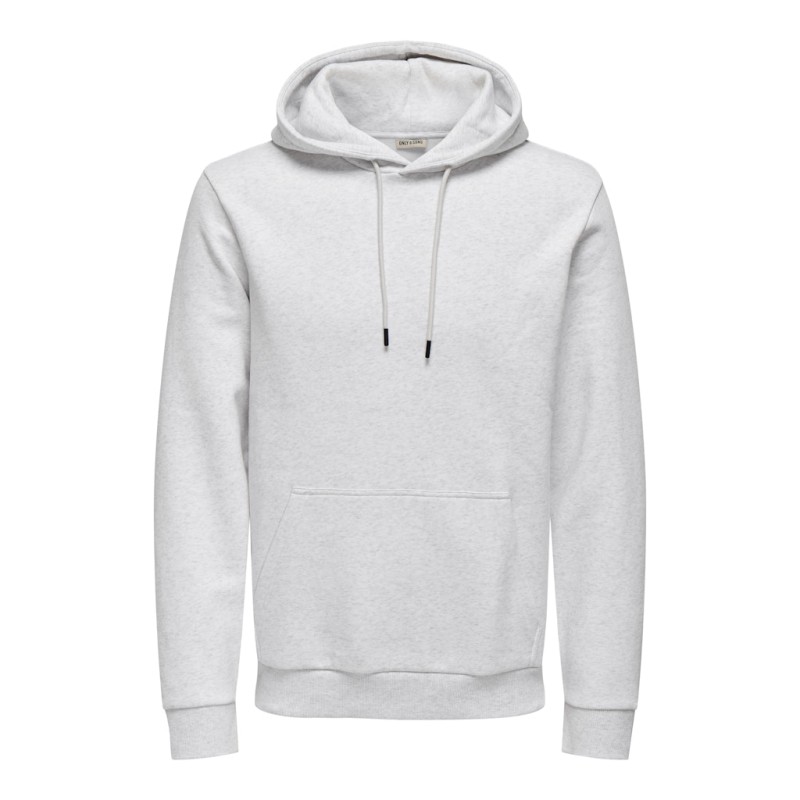 ONLY & SONS Ceres Sweat Hoodie - Super Light Grey