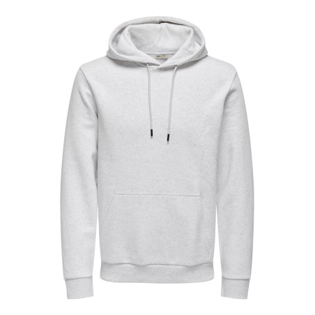 ONLY & SONS Ceres sweat hoodie - Super Light Grey
