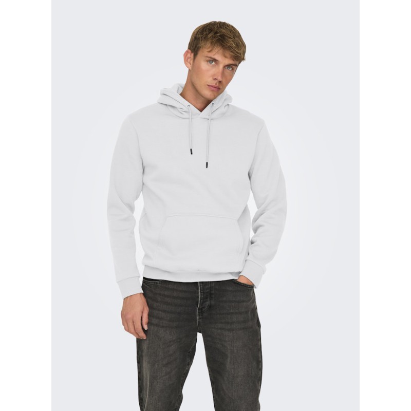 ONLY & SONS Ceres sweat hoodie - Super Light Grey