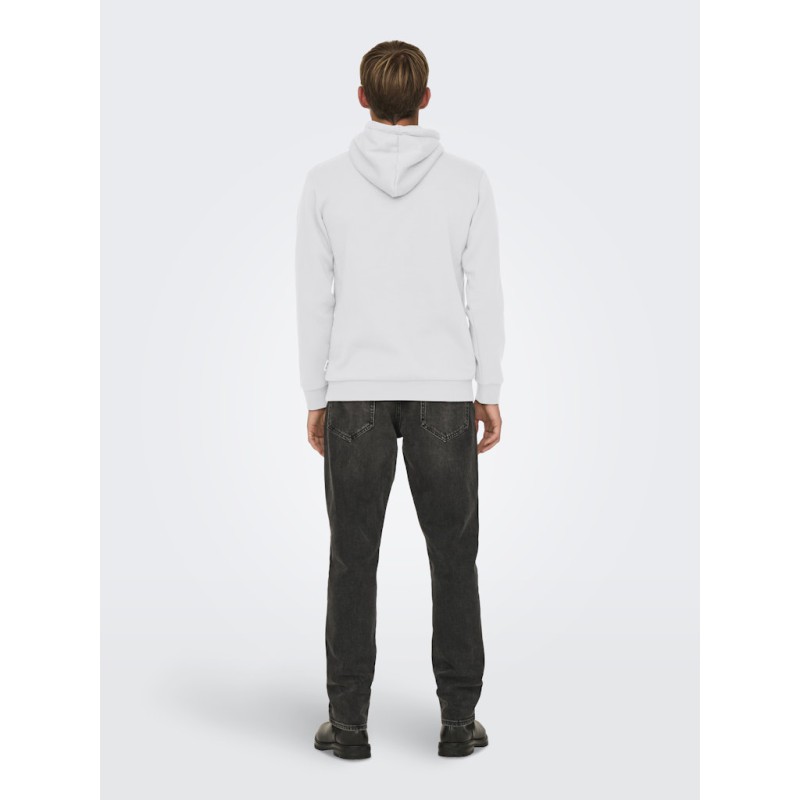 ONLY & SONS Ceres Sweat Hoodie - Super Light Grey