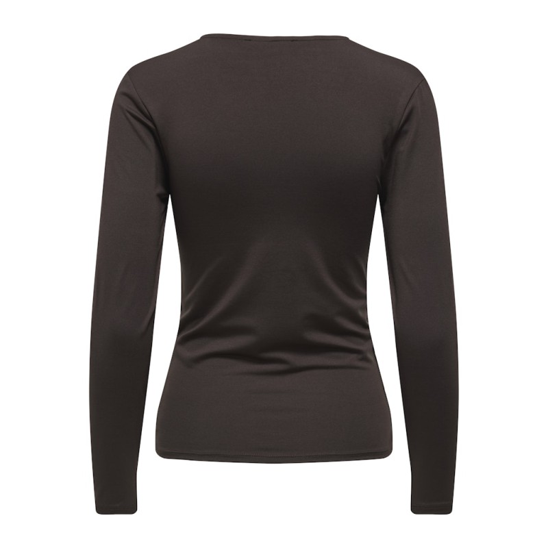 ONLY Lone L/S Bluse - Chocolate Torte