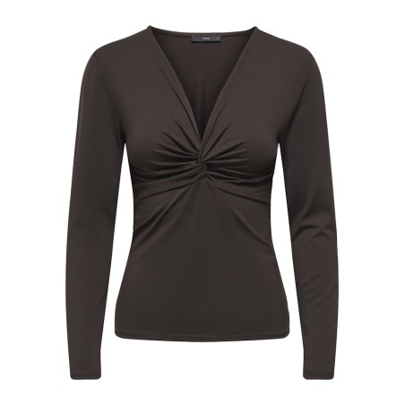 ONLY Lone L/S Bluse - Chocolate Torte