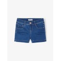 NAME IT Kids Salli Denim Tindy Slim Shorts - Medium Blue Denim