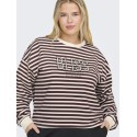 ONLY CARMAKOMA Liza L/S Bluse - Decadent Chocolate