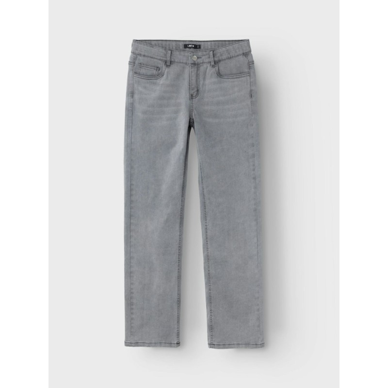 LMTD Tariannes Denim Lavtaljede Straight Bukser - Grey Denim