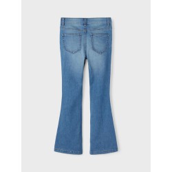 LMTD Tasis Denim Flared Jeans - Medium Blue Denim